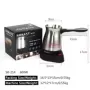 Cafetera turca de 500ML, hervidor eléctrico portátil de acero inoxidable, tetera de agua de 220V, 5 tazas, para el hogar