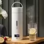 Hervidor eléctrico de acero inoxidable con Control inteligente de temperatura, calentador de tazas de café de viaje con pantalla