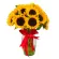 Florero con 15 Girasoles Mas Flores Mix