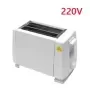 DMWD-tostadora de pan eléctrica de 110V, 7 engranajes, horno de pan, sandwichera automática, máquina de desayuno, calefacción de