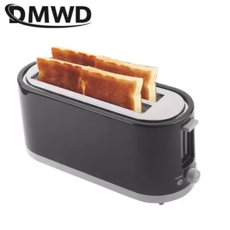 DMWD-tostadora doméstica para el hogar, horno de pan, 7 engranajes, máquina de desayuno automática, herramienta de horneado de c