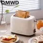 DMWD-tostadora doméstica con 2 ranuras para rebanadas, automática, cálida, multifuncional, máquina para hornear pan de desayuno,