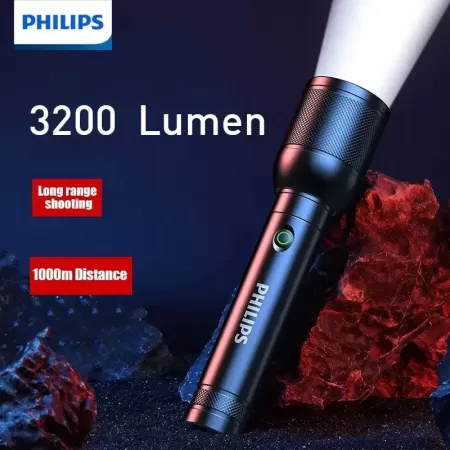 Philips-linterna LED portátil de 3200 lúmenes