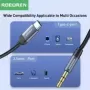 Rocoren-Cable auxiliar tipo C a conector de Audio de 3,5mm