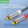 Rocoren-Cable de Audio 3,5mm a 2 RCA