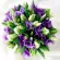 Ramo de Flores Con 15 varas de Lisianthus Morados más flores mix