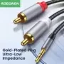 Rocoren-Cable de Audio 3,5mm a 2 RCA