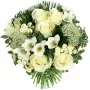 Ramo de Rosas en Tonos Blancos con Rosas y Flores Mix