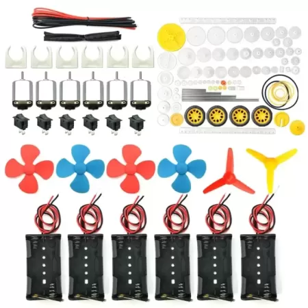 Mini Motor eléctrico Rectangular para proyectos científicos