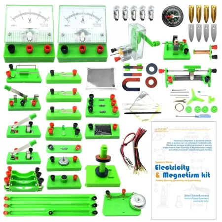 Kits de experimentos de magnetismo y circuito