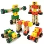 Robot transformers de madera