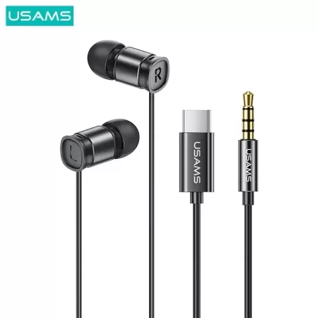 USAMS-auriculares US-SJ576 con cable tipo C