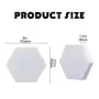 Luz de pared LED táctil Hexagonal, luz blanca neutra, luz nocturna táctil, conveniente de usar, ahorro de energía, 6 paquetes