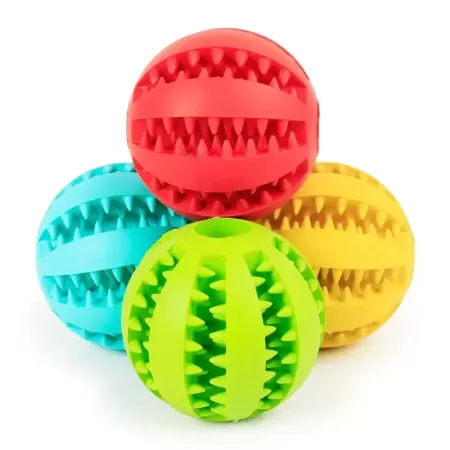 Pelota de goma interactivas para perros