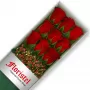 Cajas de 9 Rosas Rojas