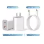 Eaget-cargador rápido de 20W, adaptador de carga de corriente con enchufe AU para iPhone 15/14/13/12/11/Pro/Max/Mini/X/8/y Serie