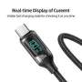 USAMS-Cable USB tipo C a tipo C de 100W