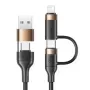 USAMS-Cable USB tipo C 4 en 1