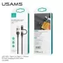 USAMS-Cable USB tipo C 4 en 1