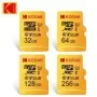 Kodak-tarjeta micro sd U3 para teléfono inteligente/cámara, Memoria Flash Clase 10, 32GB, 64GB, 128GB, 256GB, SDXC/SDHC