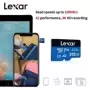 Lexar-tarjeta de memoria Original A1 V30, microsd Flash TF, 32GB, 64GB, 128GB, 256GB, C10, tarjeta de almacenamiento sd para tel