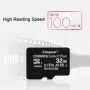 Kingston-tarjeta de memoria Micro SD para teléfono, dispositivo de almacenamiento de 128GB, 32GB, TF, 64GB, U1, V10, A1, SDCS2, 