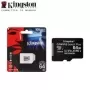 Kingston-tarjeta Micro SD Original, memoria Flash de 128GB, 64GB, 32GB, C10, U1, V10, hasta 100 MB/s