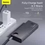 Baseus-batería externa para teléfono móvil, Banco de energía portátil de 65W, 20000mAh, PD QC 3,0, cargador 22,5 W, Poverbank 20