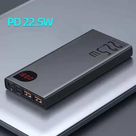 Baseus-batería externa portátil de 20000mAh, Powerbank PD de carga rápida de 22,5 W para iPhone 14, 13 y 12, Xiaomi