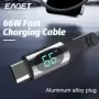 Eaget-Cable USB carga rápida