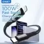 Eaget-Cable USB tipo C 2 en 1