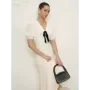 Clacive vestido blanco ajustado de verano para mujer, vestido Midi de oficina de manga corta con cuello de muñeca, vestidos eleg