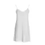 TWOTWINSTYLE-Mini vestido bordado elegante para mujer, cuello alto, manga larga, cintura alta, blanco, ropa de moda femenina