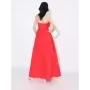 TWOTWINSTYLE-vestidos formales con apliques empalmados para mujer, sin tirantes, Espalda descubierta, pliegues de cintura alta, 