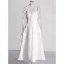 TWOTWINSTYLE-vestidos de temperamento liso para mujer, Túnica sin mangas con cuello en V, pliegues de retazos, elegante y delgad