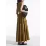 TWOTWINSTYLE-Vestidos adelgazantes ahuecados para mujer, cuello redondo sin mangas, cintura alta, diseñador minimalista, nuevo