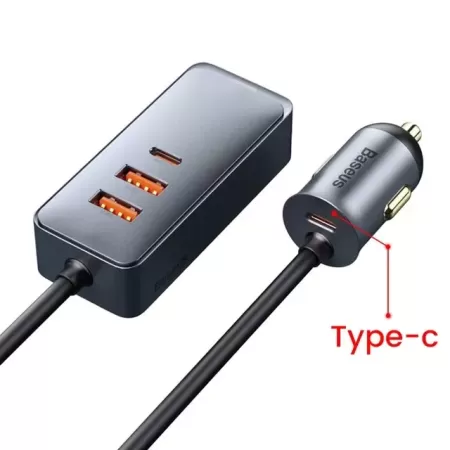 Baseus-cargador USB tipo C de 120W para coche, dispositivo de carga rápida para iPhone 12 Pro, Xiaomi, Samsung, PD, QC 3,0, USBC