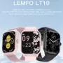 LEMFO-reloj inteligente LT10 para hombre y mujer relojes caballero pulsera con pantalla de 2024 pulgadas celulares alta gama nue