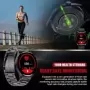 Reloj inteligente deportivo para hombre, pulsera resistente al agua con control del ritmo cardíaco y de la presión sanguínea, co