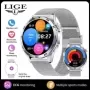 LIGE-reloj inteligente GT4 Pro para hombre y mujer, accesorio de pulsera resistente al agua con Bluetooth, control del ritmo car