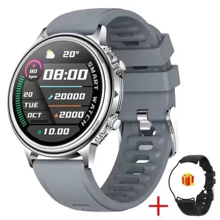 Reloj inteligente para hombre y mujer, pulsera deportiva resistente al agua IP67 con Bluetooth, llamadas, monitoreo del sueño y 