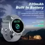 Reloj inteligente para hombre y mujer, pulsera deportiva resistente al agua IP67 con Bluetooth, llamadas, monitoreo del sueño y 