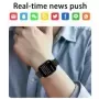 Reloj inteligente resistente al agua IP67 para hombre y mujer, pulsera con Bluetooth, respuesta a llamadas, Dial táctil completo