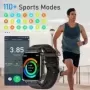 Reloj inteligente deportivo para Hombre y mujer, pulsera resistente al agua IP68 con pantalla de 2024 pulgadas, control de la sa