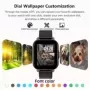 Reloj inteligente para hombre y mujer, pulsera con pantalla táctil completamente, BT, llamadas, para HarmonyOS, Android e IOS, v