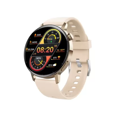 Reloj inteligente F22R para hombres y mujeres, llamada Bluetooth, frecuencia cardíaca, monitoreo de presión arterial, grabación 