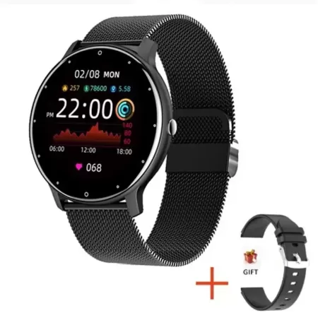 LIGE-reloj inteligente deportivo para mujer, accesorio de pulsera resistente al agua con control del ritmo cardíaco y del sueño,