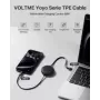 VOLTME-Cable retráctil USB tipo C 60/100W