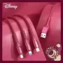 Disney-Cable de carga de datos 3 en 1