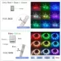 Tira de luces LED RGB impermeable, controlador WIFI, música, cinta de lámpara Flexible que cambia de Color para decoración de ha